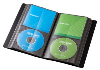 サンワサプライ、ディスクとジャケットを一緒に収納できる専用ポケット付きファイルケースを発売