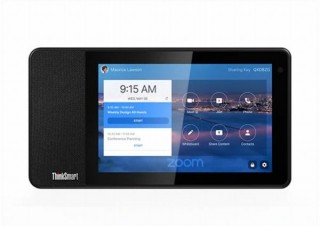 レノボ、ビデオ会議Zoomに特化したディスプレイデバイス「ThinkSmart View for Zoom」発表