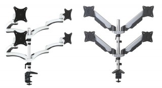 JAPANNEXT、4画面対応の液晶ディスプレイ用アームを発売