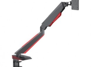 JAPANNEXT、LED内蔵のゲーミングディスプレイ用アームを発売