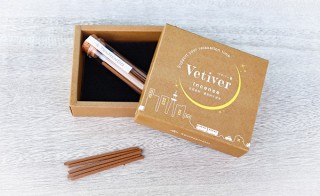 天年堂、天然香料で寝る前のリラックスができるお香「ベチバー香」を発売
