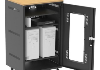 サンワサプライ、さまざまな周辺機器の収納に適した扉付きボックスを2モデル発売