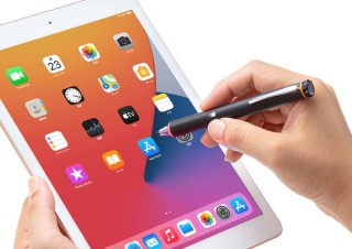 サンワサプライ、電池式の静電タイプのタッチペン「PDA-PEN41BK2」を発売