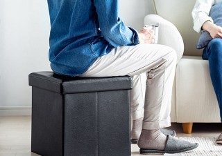 サンワサプライ、足置き台としても使える収納スツールを発売