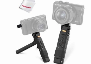 ソニーとキヤノンのカメラに対応したシューティンググリップ＆自撮り棒三脚発売