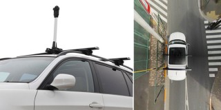 カーメイト、ストリートビュー撮影車のように車上からの撮影が可能なキャリアアタッチメントを発売