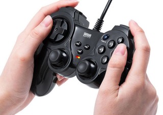 サンワサプライ、Xinput対応の12ボタン有線ゲームパッドを発売