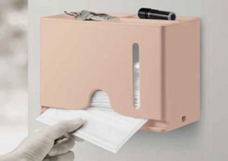 出かける時にサクッとマスクを取り出せる「マスク用抗菌収納ボックス」、エレコムから