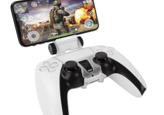 ゲームテック、PS5コントローラーにスマホを固定できるホルダーを発売