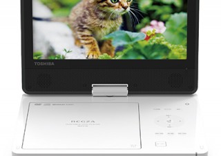 東芝、回転ディスプレイを搭載したワイド9V型ポータブルDVDプレーヤーを発売