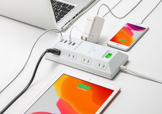 サンワサプライ、ミーティングテーブルなどで使いやすいUSBポート付きタップを発売