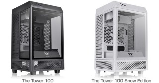 Thermaltake、ショーケースのようなデザインのミニタワー型PCケースを発売