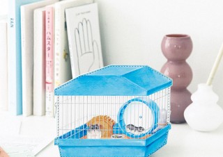 フェリシモ、飼育している気分になるほどリアルに再現した「いつでもそこに ハムスターケージポーチ」を発売