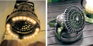 OUTDOOR MAN、暖色ランタンにもなるアウトドア用の扇風機を発売