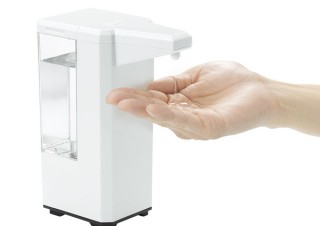 ヤザワ、赤外線センサーを搭載したタッチレスのオートディスペンサーを発売