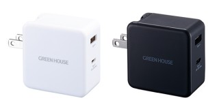 グリーンハウス、USB PD対応で最大出力65WのAC充電器「GH-ACU2GBシリーズ」を発売