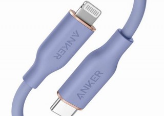 アンカー、柔らかさを重視した「USB-C & ライトニングケーブル」発売