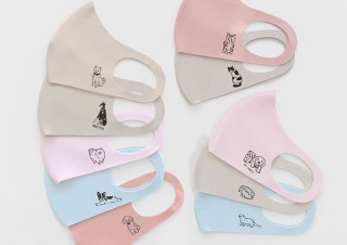 エンドレス、ハリネズミやカワウソなどアニマルモチーフのマスクAnimauxを発売