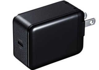 サンワサプライ、USB PDに対応しているType-Cポート搭載のAC充電器「ACA-PD78BK」を発売