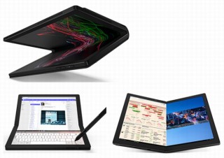 約13.3インチディスプレイがぐにゃりと折りたためる「ThinkPad X1 Fold」、ソフトバンクが発売
