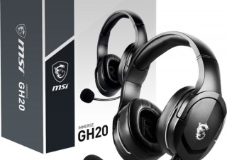 MSI、約245gの軽量ゲーミングヘッドセット「IMMERSE GH20」を発売