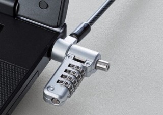 ノートパソコンやタブレットを盗難から守る「4桁ダイヤル式セキュリティワイヤーロック」発売