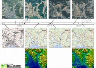 水は引き、道路ができ、人が暮らす。国土地理院、震災からの復興がひと目でわかる資料を公開