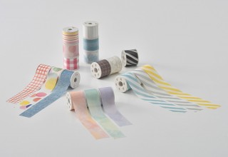コクヨ、「Bobbin」シリーズよりシンプルで使いやすいマスキングテープ18柄を発売
