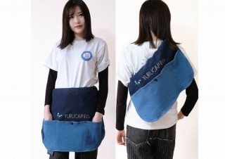 シャツがエプロン・バックに変化する「デニム長袖シャツ」ゆるキャン△モデル発売