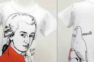 モーツァルトや種田山頭火といった史上の偉人たちをテーマにした新Tシャツシリーズ登場