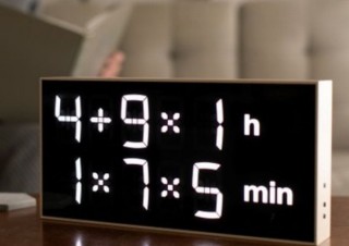 時間が「4＋9×1h」などと数式で表されるおしゃれ時計「アルバートクロック」、ヴィレヴァンで発売