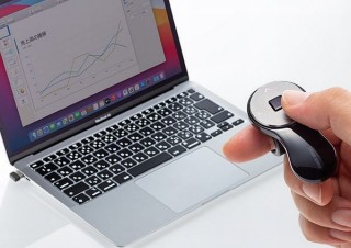 サンワサプライ、指先だけでマウス操作ができる「リングマウス」に新モデル