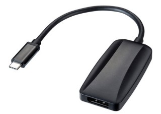 サンワサプライ、USB Type-CからDisplayPortへの変換アダプタ「AD-ALCDP1401」を発売