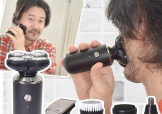 サンコー、バリカンや鼻毛カッターとしても使えるUSB充電式のシェーバーを発売