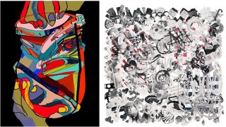 ギャラリーとカフェが融合した「WHAT CAFE」で総勢24名の作品を紹介する展覧会が開催