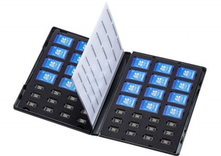 サンワサプライ、SDカードとmicroSDカードを24枚ずつ収納できる収納ケースを発売