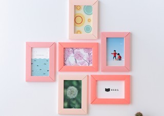 スマッシュ、絵はがきやL判写真などを壁に飾れる紙製の「OUCHIフレーム」を発売