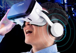サンワサプライ、ヘッドホン一体型で高い没入感の「Bluetooth VRゴーグル」発売