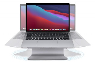 エリーゼジャパン、360°回転するノートPC用アルミスタンドを発売