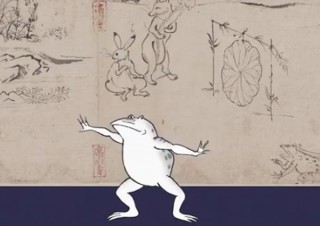 「鳥獣戯画」の動物がアニメで動いたり、動物の細かい動きや表情について解説するVR作品が完成