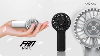 VICXXO、手の平よりも小さいポータブル扇風機「FAN mini F1」を発売