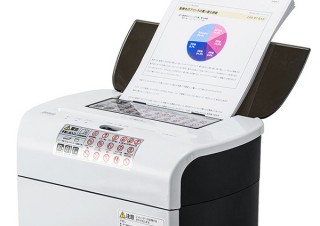 サンワサプライ、A4用紙を最大110枚セットできるオートフィードシュレッダーを発売