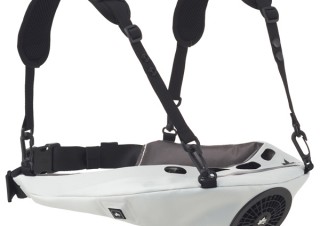 LOGOS、風の位置を自由に調整できるベルト式ボディエアコンを発売