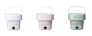 ドウシシャ、約11cmに折りたためて収納に便利な小型洗濯機を発売