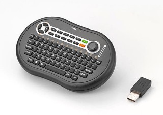 エバーグリーン、ゲームコントローラ感覚で使えるワイヤレスキーボードマウス
