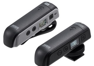 サンワサプライ、移動しながら使えるピンマイク付きワイヤレスマイクを発売