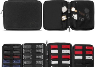 ROOX、Apple Watch用の交換バンド20本を見開きで一覧できる収納バッグを発売