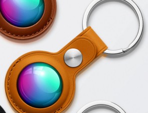 アイキューラボ、Air Tag専用のレザーキーホルダーを発売