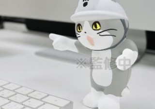 仕事猫をギューっと握ってストレス解消!?「もちもちフィギュア」がヴィレヴァンに登場