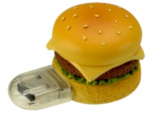 食べ物の形を模したファーストフードUSBフラッシュメモリシリーズ